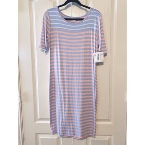 LuLaRoe woman’s striped dress Julia Size Medium